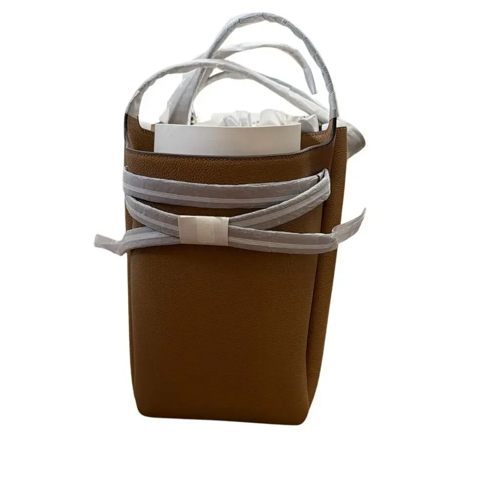 Tory Burch Romy Leather Tote Tiramisu Brown New with tags